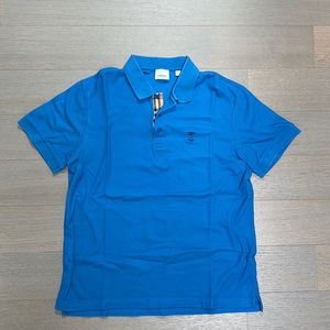 Burberry London Men’s Collared Polo Short Sleeve Shirt Size large.